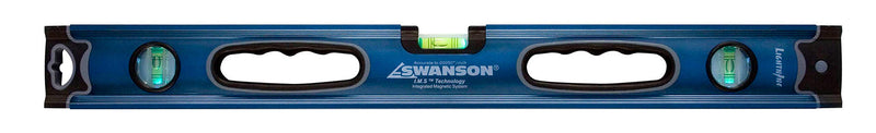 [Australia - AusPower] - Swanson Tool Co BLL240 24 In. Lightning® LED Box Beam Level—Pro Series 24" Lighted Box Beam Level 24" (inches) 