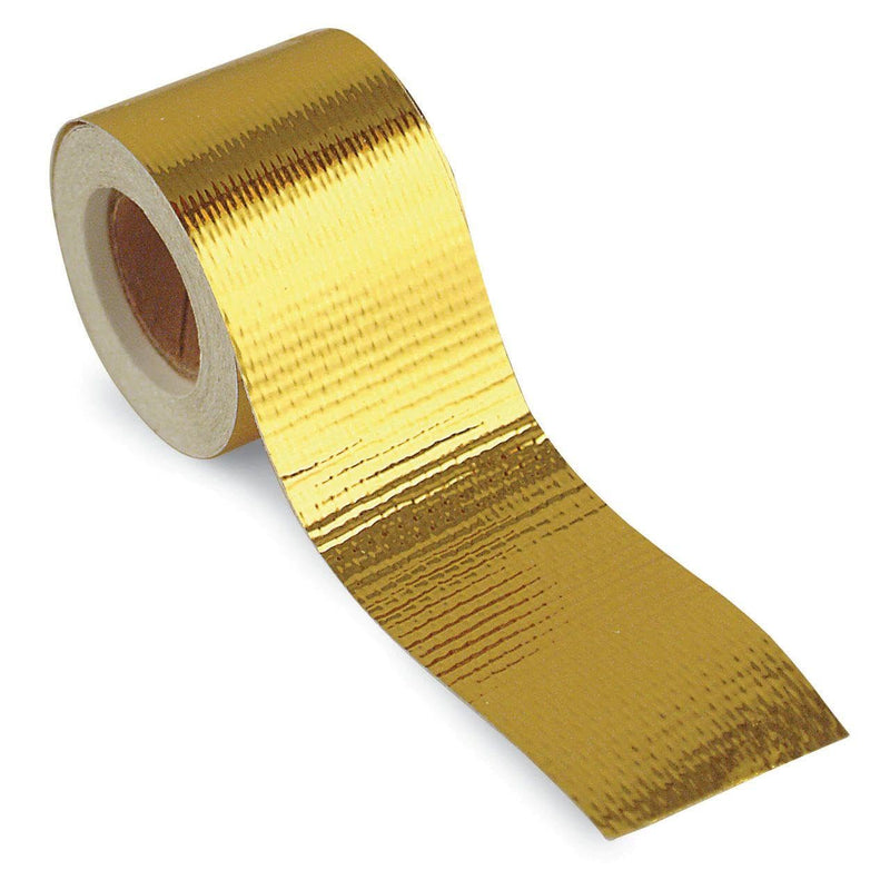 Design Engineering 10395 Reflect-A-Gold 1.5" x 30' | High-Temperature Heat Reflective Adhesive-Backed Insulation Tape/Wrap | Made in USA 1.5" x 30' Roll