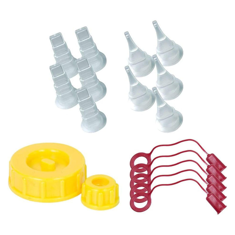 [Australia - AusPower] - FastCap Fastedge Glu-Bot Tip Kit - 16 Ounce Capacity, Replacement Lid, Ring, Blade & Yorker Tips, Caps Included - Original Version - 98229 