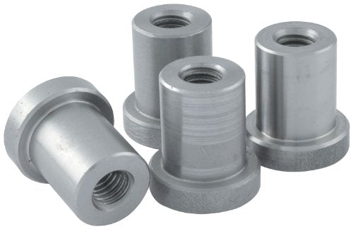 Allstar Performance ALL18550 3/8"-16 weld-on nuts, 4-pack with threaded steel nuts for fabrication and repairs