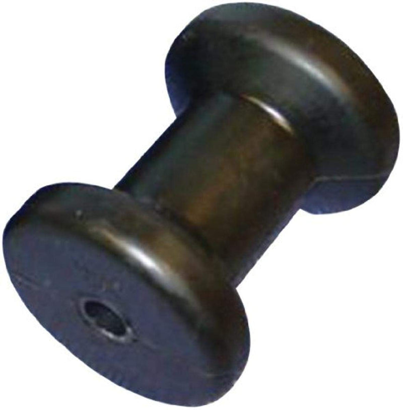 C.H. Yates Rubber 4163-4P 4" Marine Spool Roller with 1/2" Shaft , black