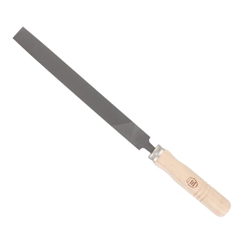 TSUBOSAN TE-1 iron work file with handle, rough point, 7.9-inch (200 mm) file handle tool