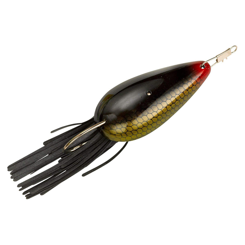 [Australia - AusPower] - Heddon Moss Boss Topwater Fishing Lure - Glides Through Heavy Cover 1/4 oz Black Scaled 