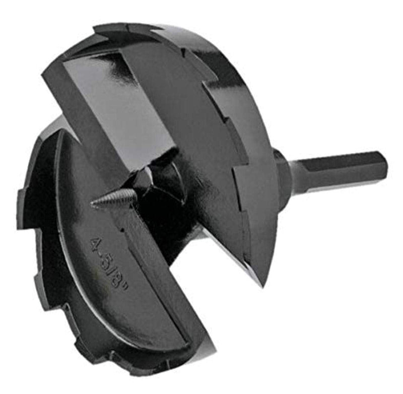 Steelex D3654 4-5/8-Inch Heavy Duty Forstner Bit with Screw Tip , black 4-5/8"