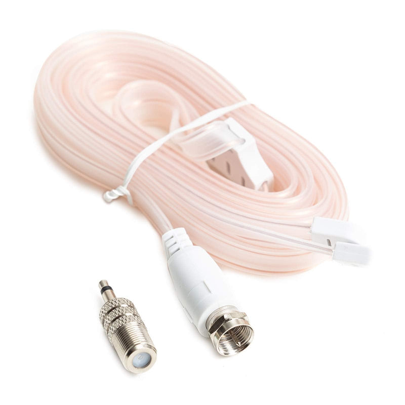 [Australia - AusPower] - FM Antenna for Bose Wave Radio, Ancable F Type Ant with 3.5mm to Coaxial Adapter 
