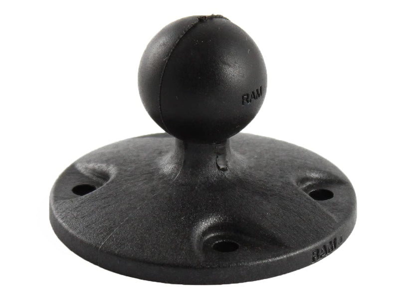 [Australia - AusPower] - RAM Mounts Composite Round Plate with Ball RAP-B-202U with B Size 1" Ball High-strength Composite 