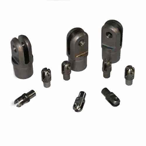 Meziere CE38 1/8-inch weld-in slot clevis pin fitting_view on white background