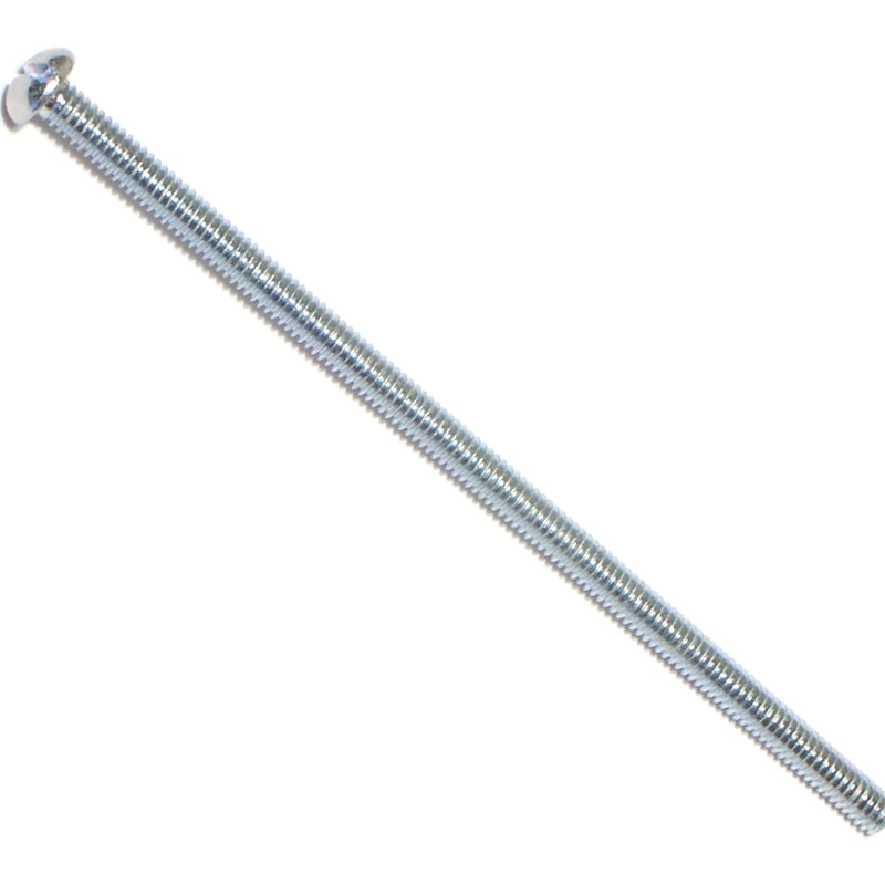 [Australia - AusPower] - 014973315573 Slotted Round Machine Screws, 8-32 x 4, Piece-15, Zinc 8-32 x 4-Inch 