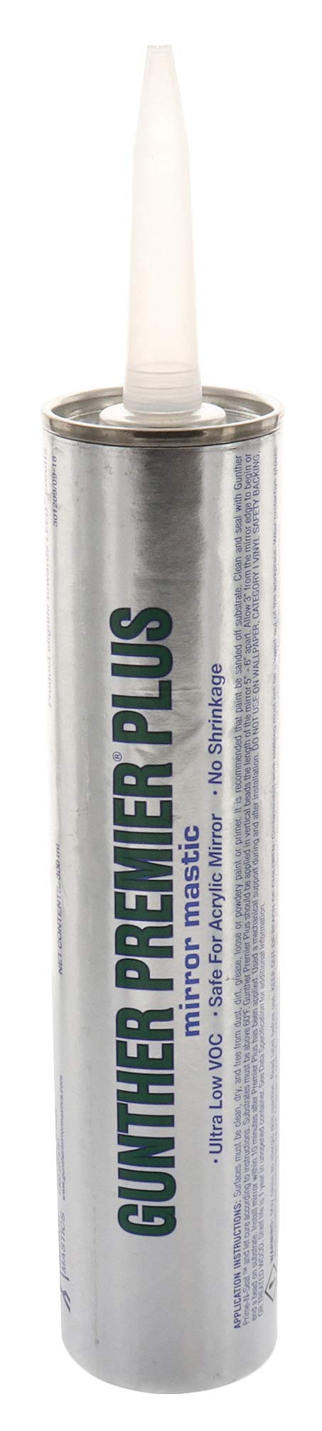 [Australia - AusPower] - CRL GN105P Gunther Premier Plus Ultra Low VOC Mirror Mastic, 10.1 oz Cartridge 