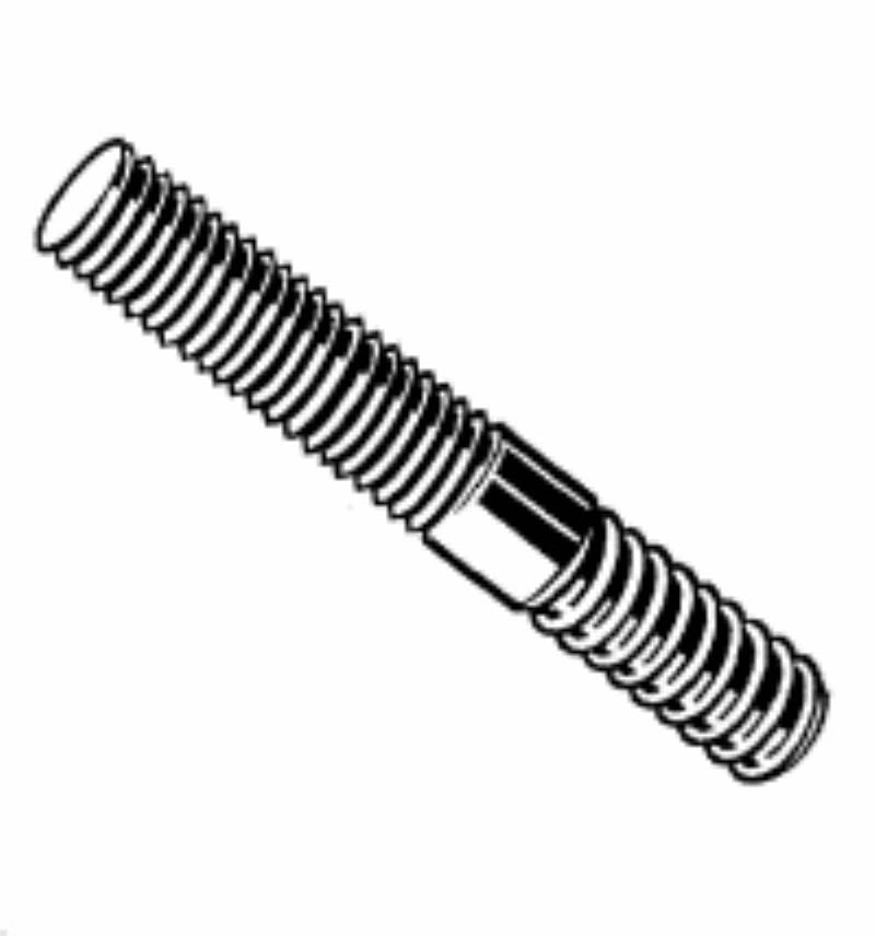 [Australia - AusPower] - 014973217266 Automotive Studs, 3/8-16 x 3/8-24 x 1-3/4, Piece-8 