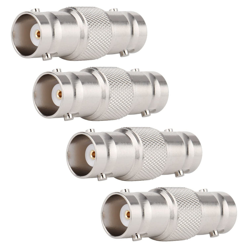 [Australia - AusPower] - XRDS -RF BNC Connectors, BNC Female to Female Adapter 4 Pack BNC Coupler 