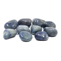 Blue Quartz Tumble Stone (20-25mm) - Single Stone