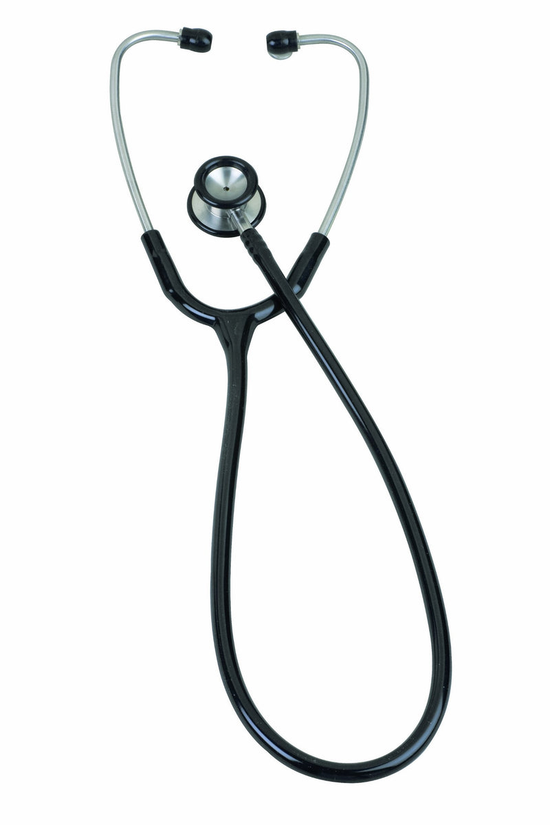 [Australia - AusPower] - Veridian Healthcare | Pinnacle Series Pediatric Stethoscope | Stainless Steel Chestpiece | Non-Chill Rings | Latex-Free | Complete Accessory Set | Black 