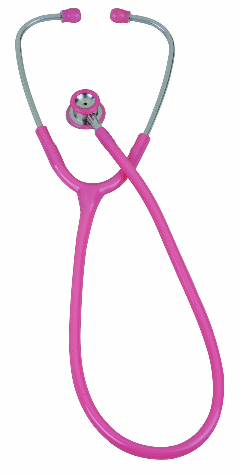 [Australia - AusPower] - Veridian Pinnacle Series Infant Stethoscope | Stainless Steel | Pink | Excellent Acoustics | Non-Chill Bell | Latex-Free | Includes Eartips, Diaphragm & Accessories 