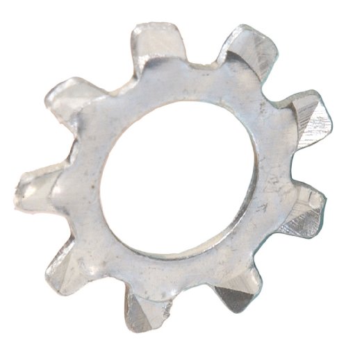 Hillman 5/8-inch zinc-plated external tooth lock washer, 100-pack of toothed washers