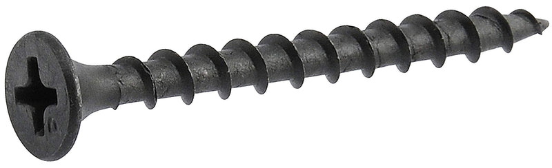 [Australia - AusPower] - 47663 TRV195850 Coarse Thread Drywall Screw, 6 x 1-5/8", Black, 221 Pieces 