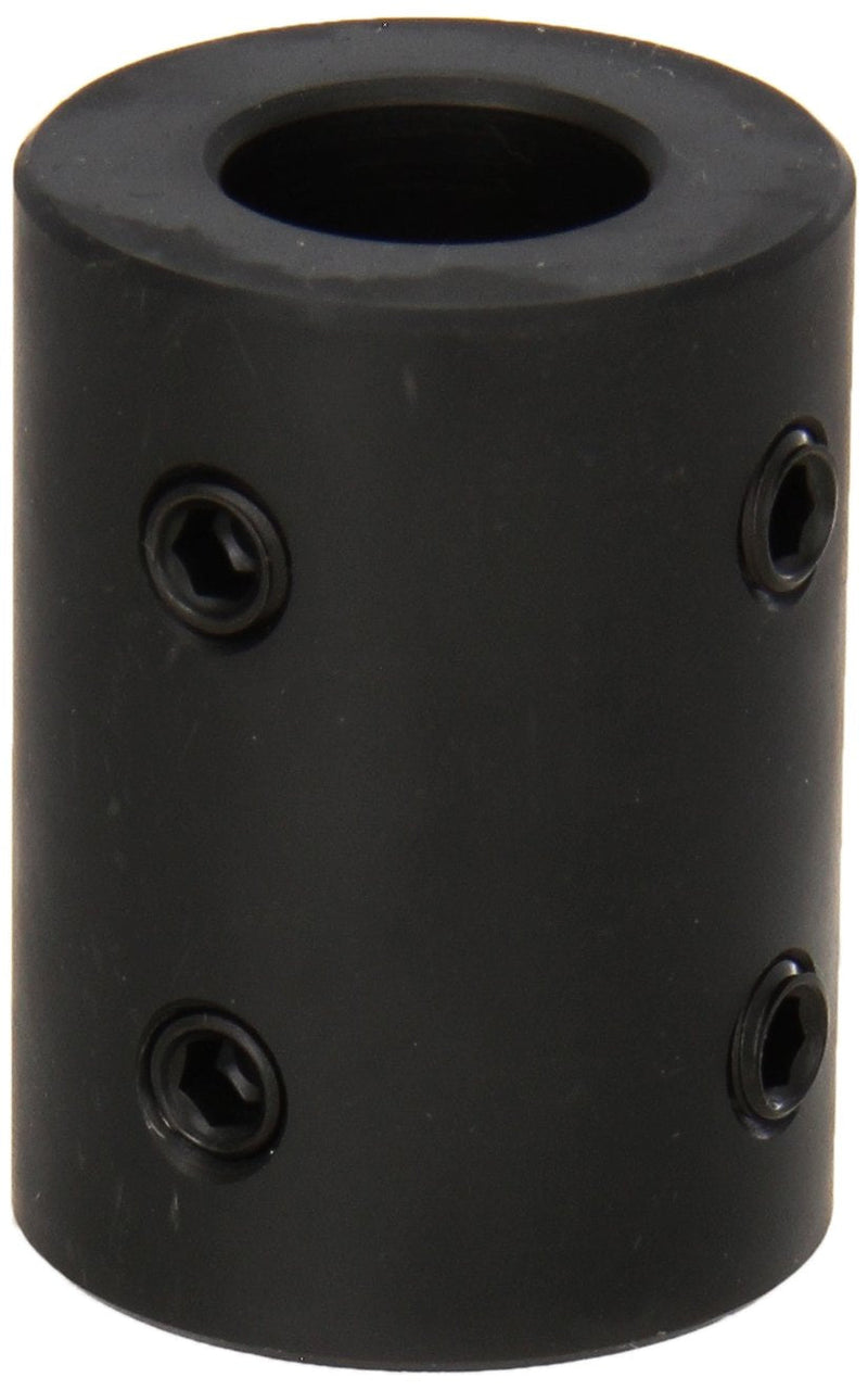 [Australia - AusPower] - RC-075-4H@90 Black Oxide Plated Mild Steel Rigid Coupling, 3/4" Bore, 1-1/2" Outside Diameter, 2" Length, 5/16"-18 x 3/8" Set Screw 