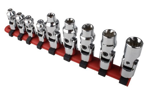 Sunex Tools 9912 9-piece universal external star socket set, 1/4-inch to 3/8-inch drive sizes