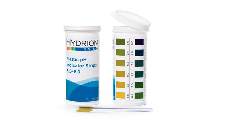[Australia - AusPower] - pH Strips, Hydrion ph Range 5.5-8,100 Strips Used For Testing Saliva and Urine Only 