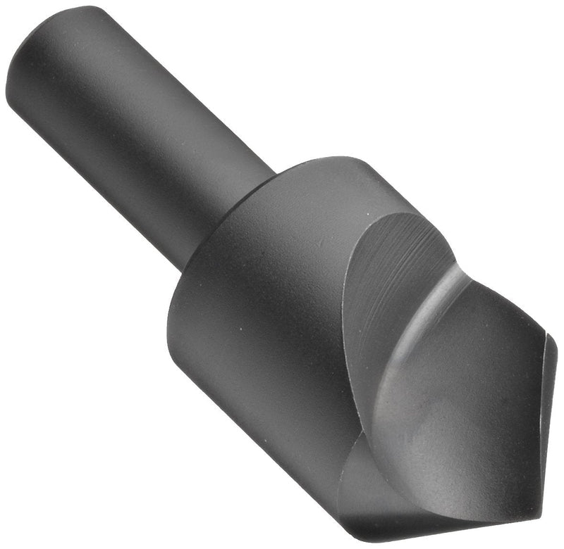 [Australia - AusPower] - Chicago Latrobe 209SF High-Speed Steel Countersink, Black Oxide Finish, Single Flute, 90 Degrees, Round Shank, 3/8" Shank Dia., 3/4" Body Dia. 