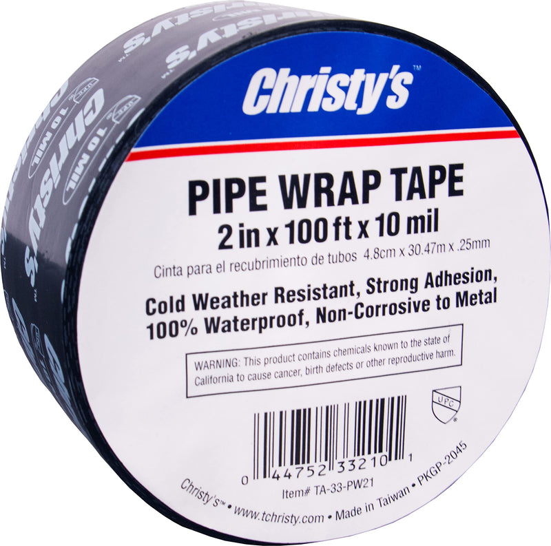 Christy's 10Mil Pipe Wrap Tape, 2" x 100' 2" x 100' (10Mil)