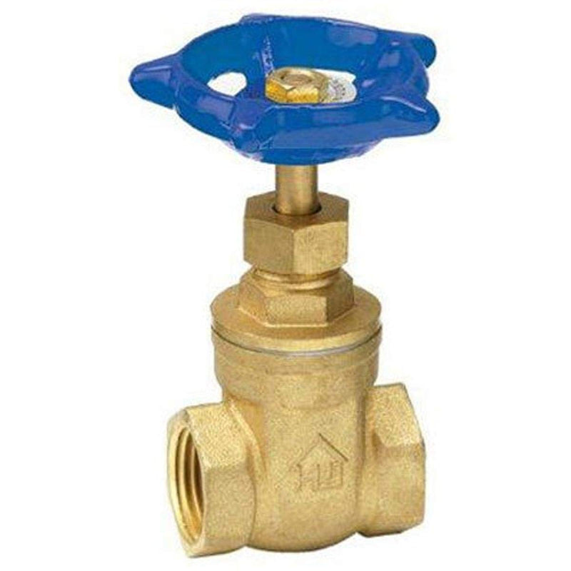 [Australia - AusPower] - Homewerks 170-2-1-1 Lead Gate Valve, x Female Thread, Brass, 1-Inch, 1 Inch 