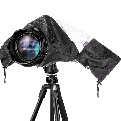Altura Photo Camera Rain Cover, Waterproof Lens Jacket for Canon Sony Nikon