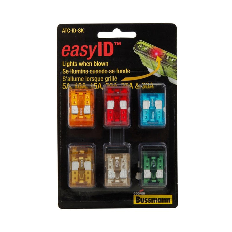 Eaton Bussmann Series ATC easyID Blade Fuse Kit - 42 Pieces