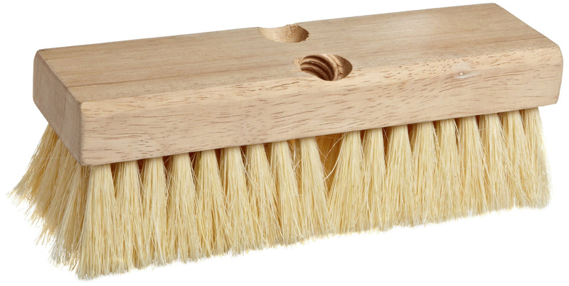 Weiler 44429 9" Block Size, 5 X 14 No. Of Rows, Wood Block, Tampico Fill, Deck Scrub Brush 9"