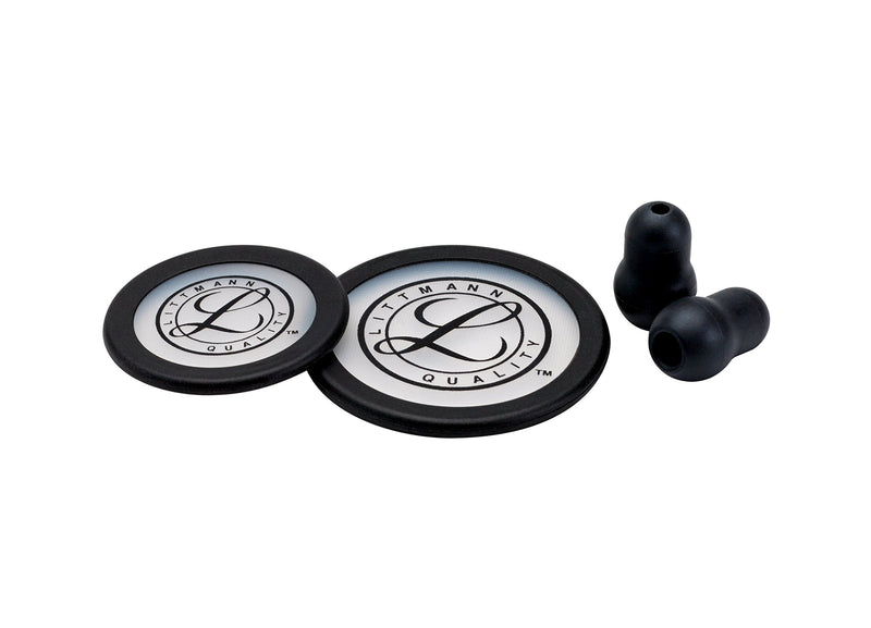 [Australia - AusPower] - 3M™ Littmann® Stethoscope Spare Parts Kit Classic III™, Cardiology IV™ and CORE, 40016, Black 