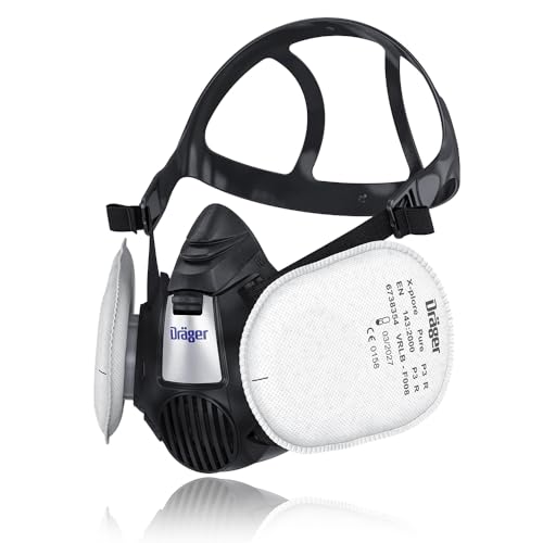 Dräger X-plore® 3500 Craftsman Half Mask Set incl. Pure P3 Particle Filter | Sizes S/M/L | against fine dust/particles | Size M