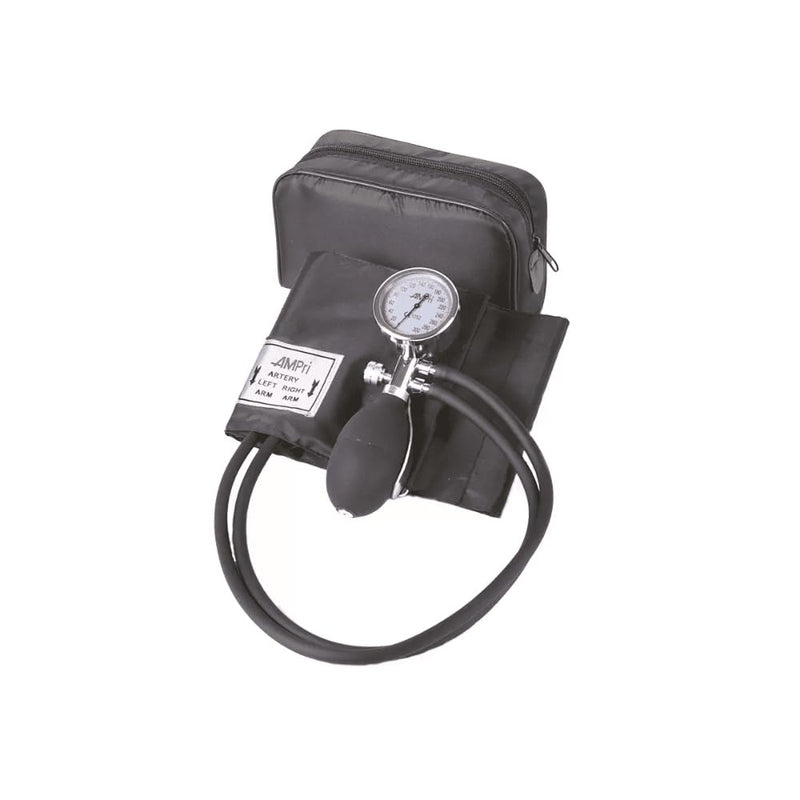 Med-Comfort 09520 Blood Pressure Monitor with Upper Arm Sleeve + Dual-Head Stethoscope and Carry Case | Cuff with ring ring, Med-Comfort, 2-hose system