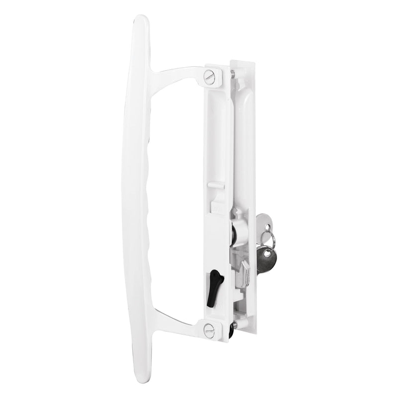 Prime-Line Products C 1197 Sliding Glass Door Handle Set, 6-5/8 in., Diecast, Hook Style, Flush (Single Pack)