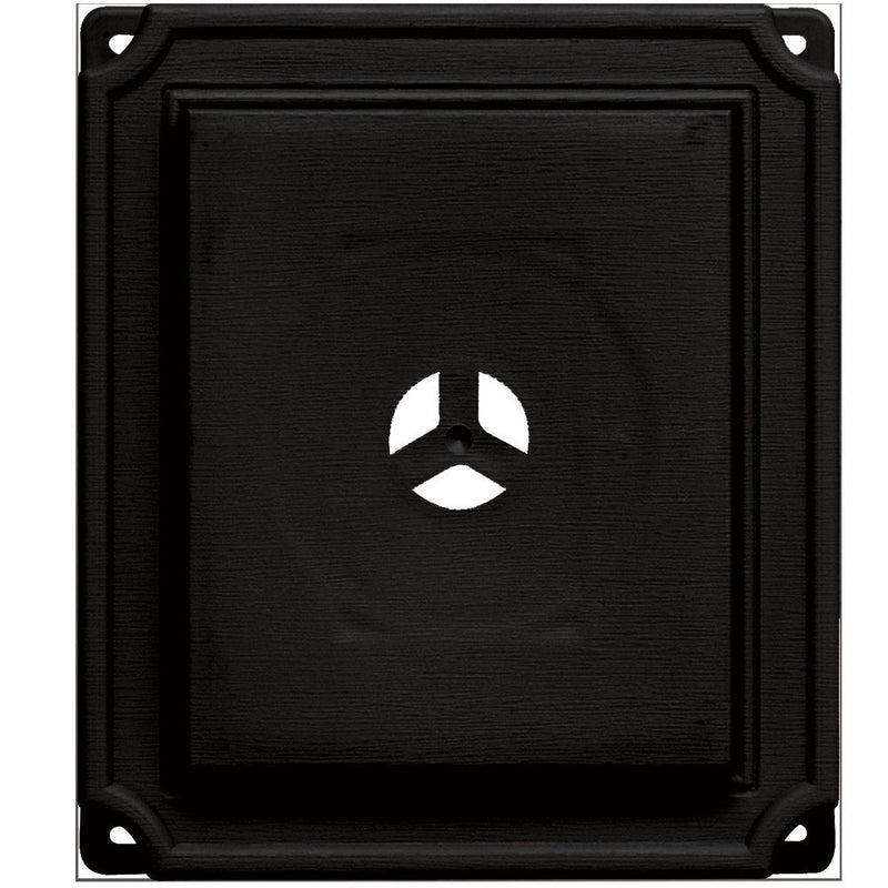 [Australia - AusPower] - Builders Edge 130110001002 Mounting Block, Black 