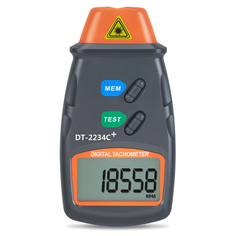 FITNATE Professional Digital Tachometer, Touchless Digital Laser Photo Tachometer