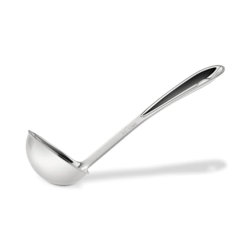 All-Clad Stainless Steel 9.5-inch Ladle, Kitchen Tools Silver 9.5 inches - 1 Pack