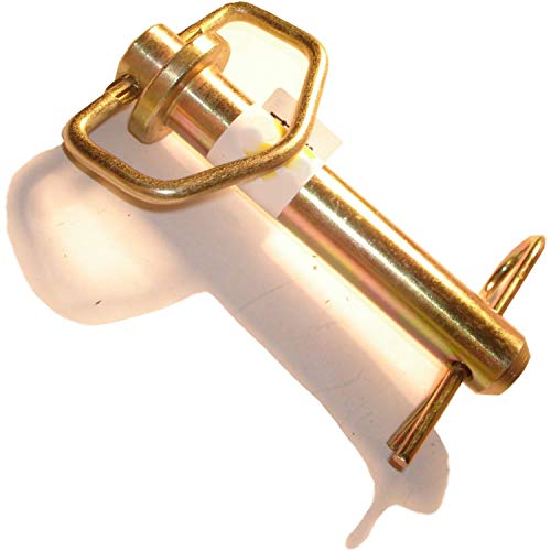 FASTENER BASICS swivel handle hitch pin, 7/8 x 4-1/4-inch heavy-duty heat-treated corrosion-resistant pin