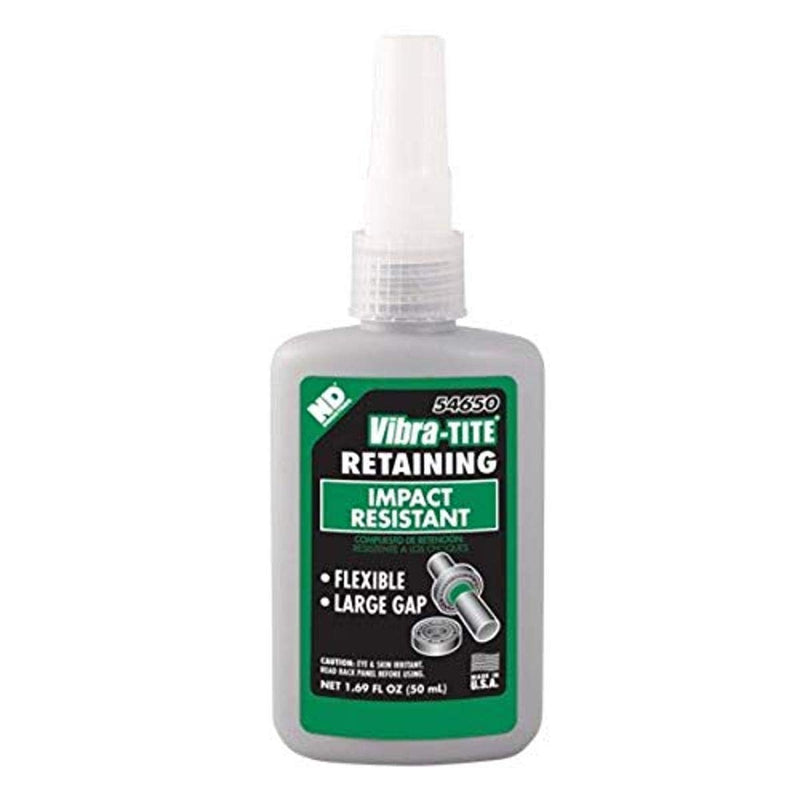 [Australia - AusPower] - Vibra-TITE 546 Green Impact Resistant Anaerobic Retaining Compound, 50ml Bottle 50 milliliters 