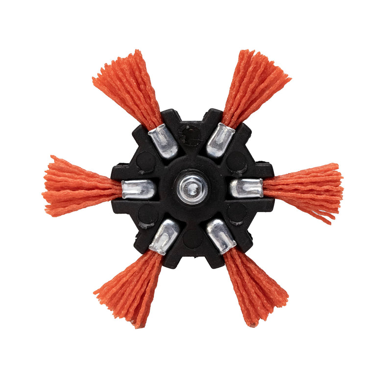 [Australia - AusPower] - Century Drill and Tool 77341 Coarse Nylon Flap Brush, 4-Inch (80 Grit) 4" Coarse 