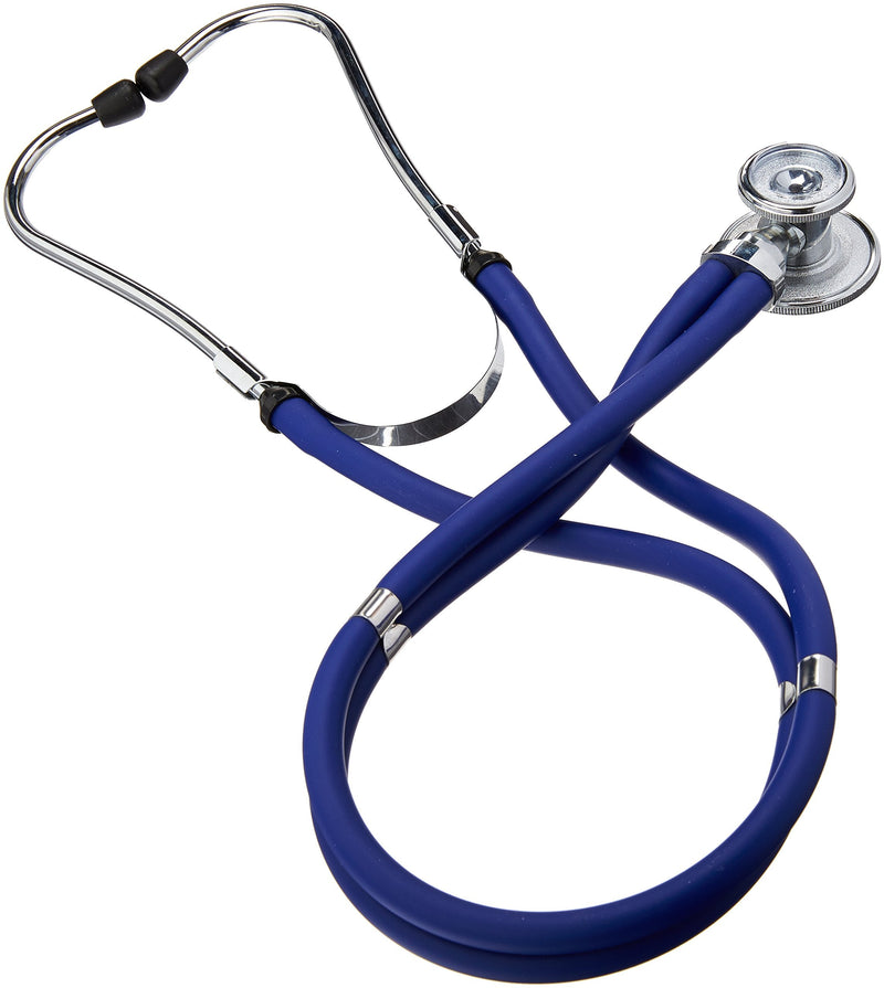 [Australia - AusPower] - Medline Sprague Rappaport Stethoscope, Dual Tubing, Blue, Robust Construction 