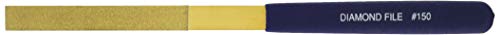 TSUBOSAN TDF-F titanium diamond flat hand file, 8.5 inches (215 mm), equivalent to #150