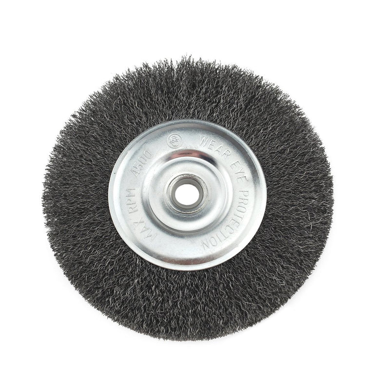 [Australia - AusPower] - IVY Classic 39058 8-Inch x 5/8 - 1/2-Inch Arbor, Carbon Steel Crimped Bench Wire Wheel - 0.012-Inch Coarse, 1/Card 8" Crimped Coarse 