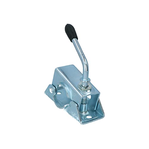 Carpoint Clamp Holder for Jockey Wheel Diameter 48 mm Silver
