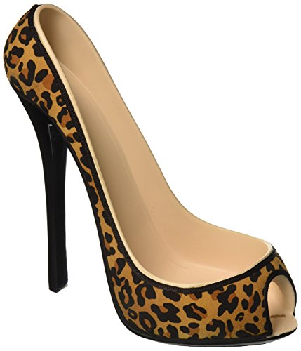 High Heel Bottle Holder, Leopard