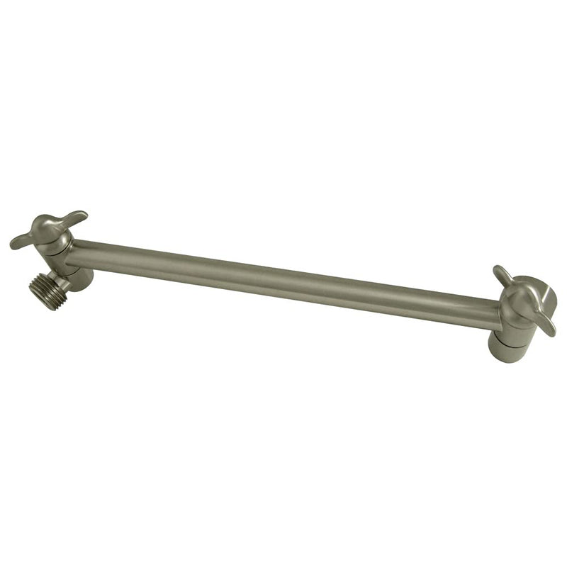 Kingston Brass K153A8 10-Inch Adjustable High-Low Shower Arm in Brushed Nickel