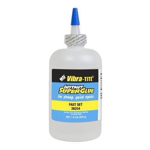 Vibra-TITE 362 general purpose instant superglue, 1 lb bottle for gap filling and thermal cycling