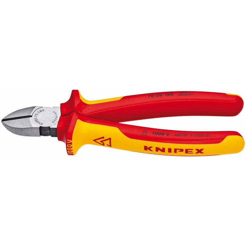 KNIPEX 70 08 180 SBA 1,000V Insulated Diagonal Cutters