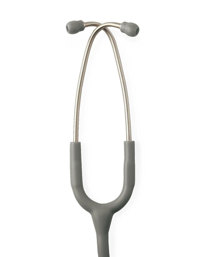 [Australia - AusPower] - Medline Elite Adult Stainless Steel Stethoscope, Gray, High Acoustic Sensitivity 