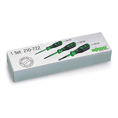 WAGO 210-722 green and black operating tool set screwdrivers, 132.6 g