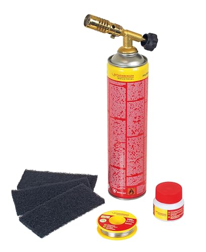 Rothenberger 35513" Rofix 1800" Gas Soldering Set for Drinking Water Installation, Multi-Colour